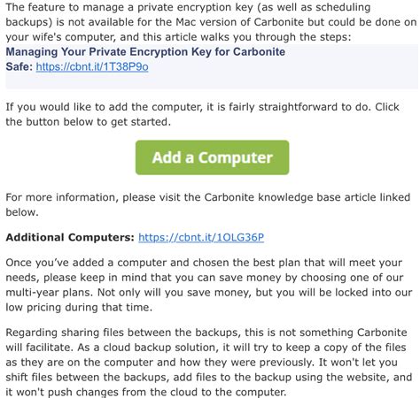 carbonite cost 1 computer
